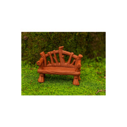 2 Adet Orman Temalı Oturma Bankı - 1/50 Ölçekli 1:50 2 cm - Figür, Maket, Minyatür