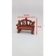 2 Adet Orman Temalı Oturma Bankı - 1/50 Ölçekli 1:50 2 cm - Figür, Maket, Minyatür