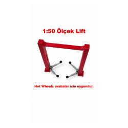Arabalar için Minyatür Lift, Aksesuar, Platform 5,6 cm 1:64 Ölçek Maket