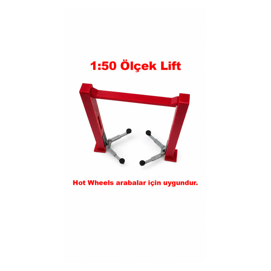 Arabalar için Minyatür Lift, Aksesuar, Platform 5,6 cm 1:64 Ölçek Maket