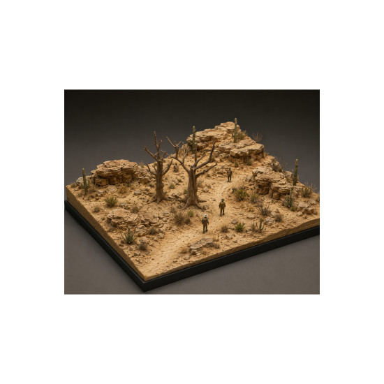 6 Adet Minyatür Kuru Ağaç - Teraryum İçin 4 cm 1:50 Ölçek Maket