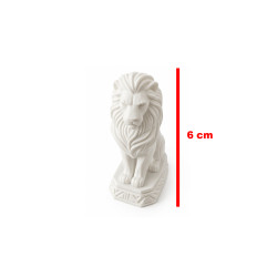 1 adet Roma Aslan Heykeli- Teraryum ve Minyatür Müze için Figür - 1/50 Ölçekli 1:50 6 cm