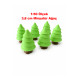 6 Adet Minyatür Ağaç - Teraryum İçin Açık Yeşil Renk 3.8 cm 1:50 Ölçek Maket