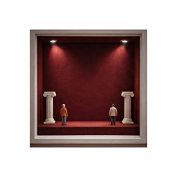 2 adet Roma Sütunu - Teraryum ve Minyatür Müze için Figür - 1/50 Ölçekli 1:50 6 cm