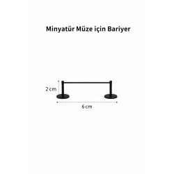 3 Adet Bariyer - Teraryum ve Minyatür Müze için Figür - 1/50 Ölçekli 1:50 2 cm