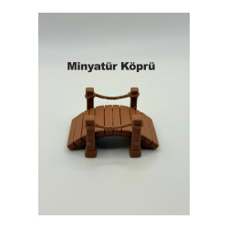 1 Adet Köprü - Park, Bahçe ve Projelerde Kullanılabilir - 1/50 Ölçekli 1:50 - Figür, Maket, Minyatür