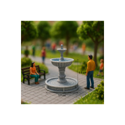 Park, Bahçe Havuzu - 1/50 Ölçekli 1:50 3,5 cm - Figür, Maket, Minyatür