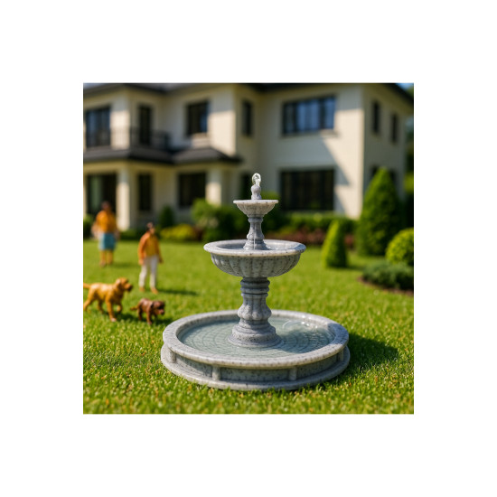 Park, Bahçe Havuzu - 1/50 Ölçekli 1:50 3,5 cm - Figür, Maket, Minyatür