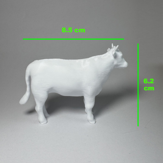 Çiftlik Hayvanları Serisi 1 - Plastik Oyuncak Boyama Seti - İnek, Koyun, Eşek, Kedi