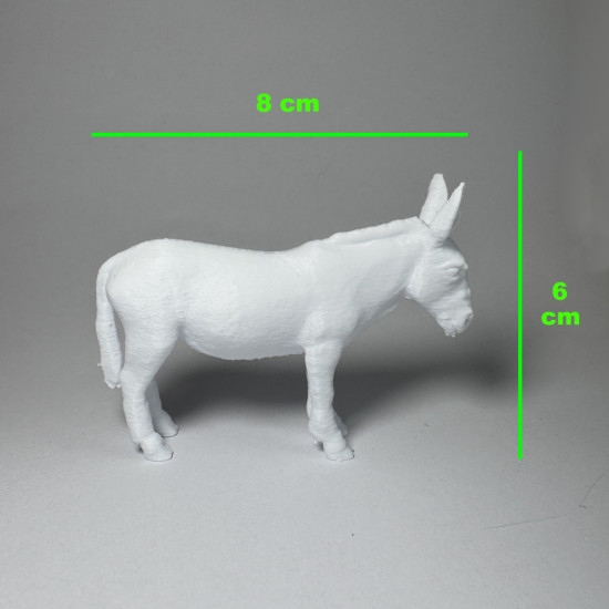 Çiftlik Hayvanları Serisi 1 - Plastik Oyuncak Boyama Seti - İnek, Koyun, Eşek, Kedi