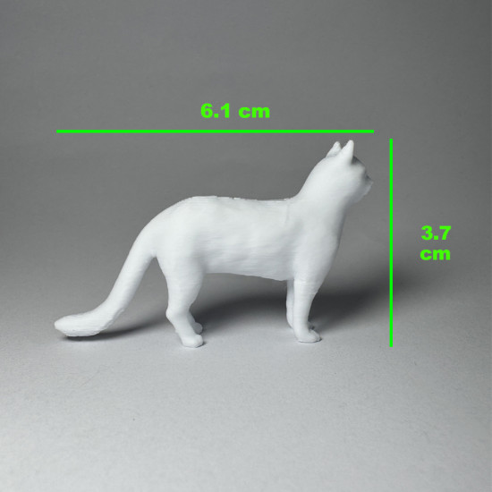 Çiftlik Hayvanları Serisi 1 - Plastik Oyuncak Boyama Seti - İnek, Koyun, Eşek, Kedi