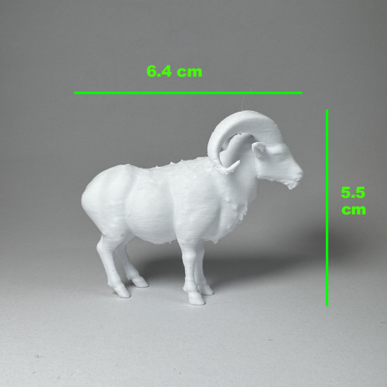 Çiftlik Hayvanları Serisi 2 - Plastik Oyuncak Boyama Seti - At, Keçi, Koç, Köpek