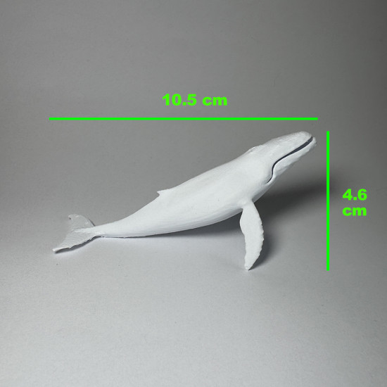 Deniz Hayvanları Serisi 1 - Plastik Oyuncak Boyama Seti - Balina, Yunus, Ahtapot, Köpek Balığı