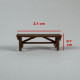 4 Adet Park Bahçe Oturma Bankı - 1/50 Ölçekli 1:50 2 cm - Figür, Maket, Minyatür