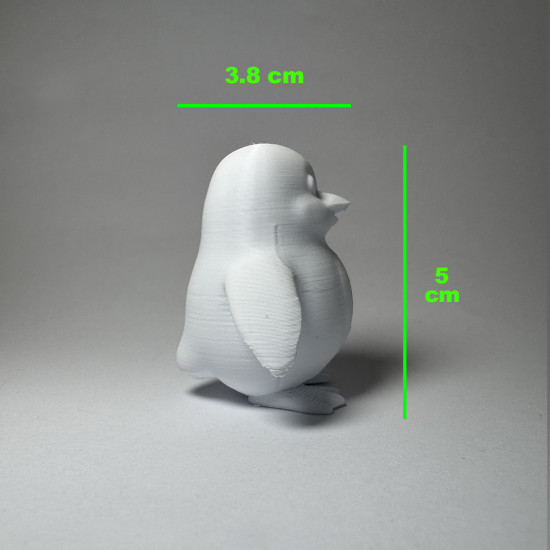 Sevimli Hayvanlar Serisi 1 - Plastik Oyuncak Boyama Seti - Sincap, Penguen, Zürafa, Tavşan