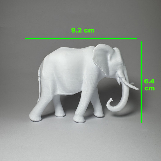 Yabani Hayvanlar Serisi 1 - Plastik Oyuncak Boyama Seti - Fil, Kaplan, Goril, Kurt