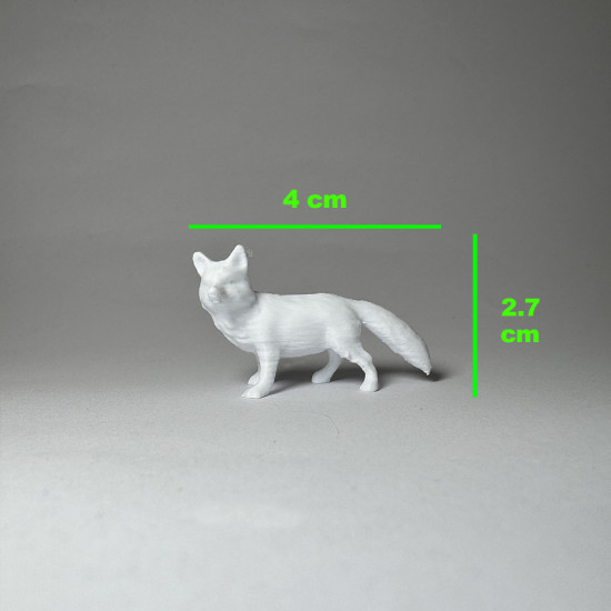 Yabani Hayvanlar Serisi 2 - Plastik Oyuncak Boyama Seti - Aslan, Gergedan, Ayı, Tilki